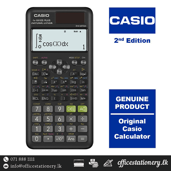 Scientific Calculator Casio Fx991Es Plus 2nd Edition Wholesale