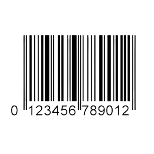 Barcode label sticker roll 50mmx40mm 2up - barcode sticker
