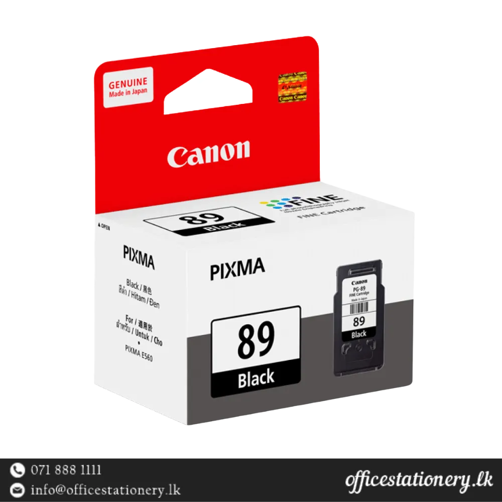 Cartridge - canon pg 89 ink cartridge black