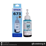 Epson 673 Light Cyan Ink Bottle