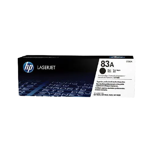 Ink | toner | ribbon - hp 83a laserjet print cartridge m125a printer black 1