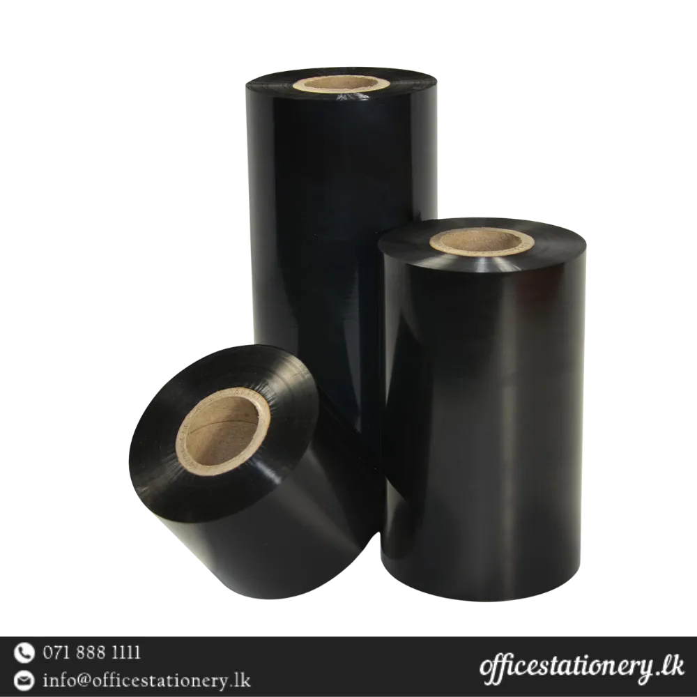 Premium wax ribbon roll 110mm x 75mm