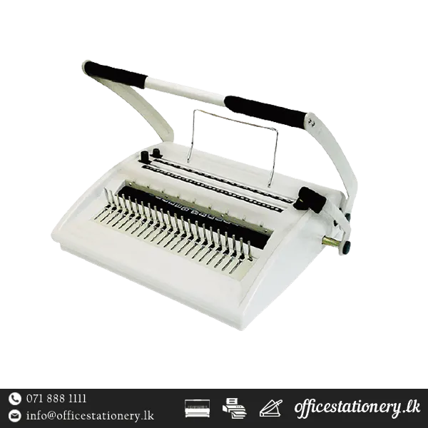 St 800 plastic comb and wire binding machine