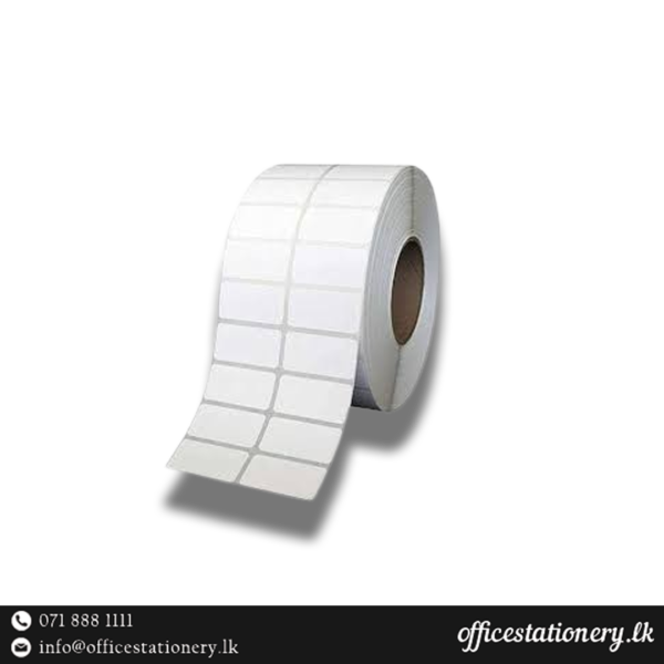 Barcode Label Sticker Roll 38mmx25mm 2up