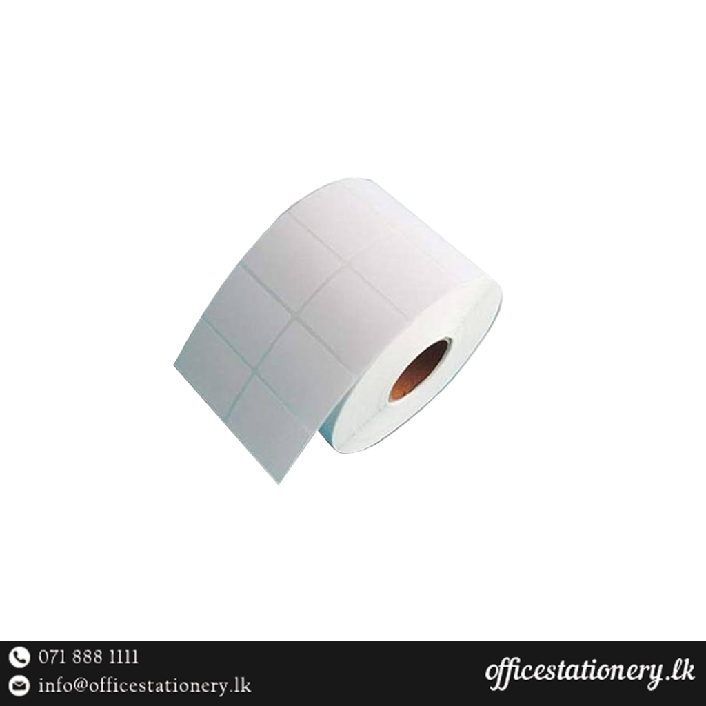 Barcode Label Sticker Roll 50mmx25mm 2up