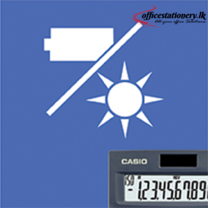 Two way Power calculator works on battery and solar power both