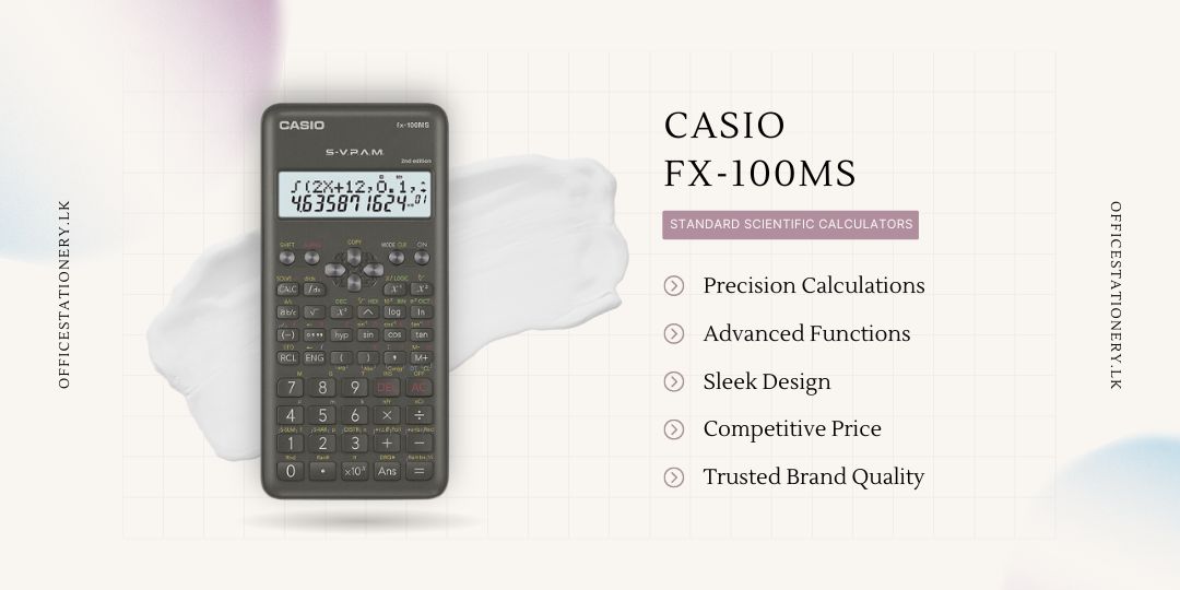 Casio scientific calculator fx100ms