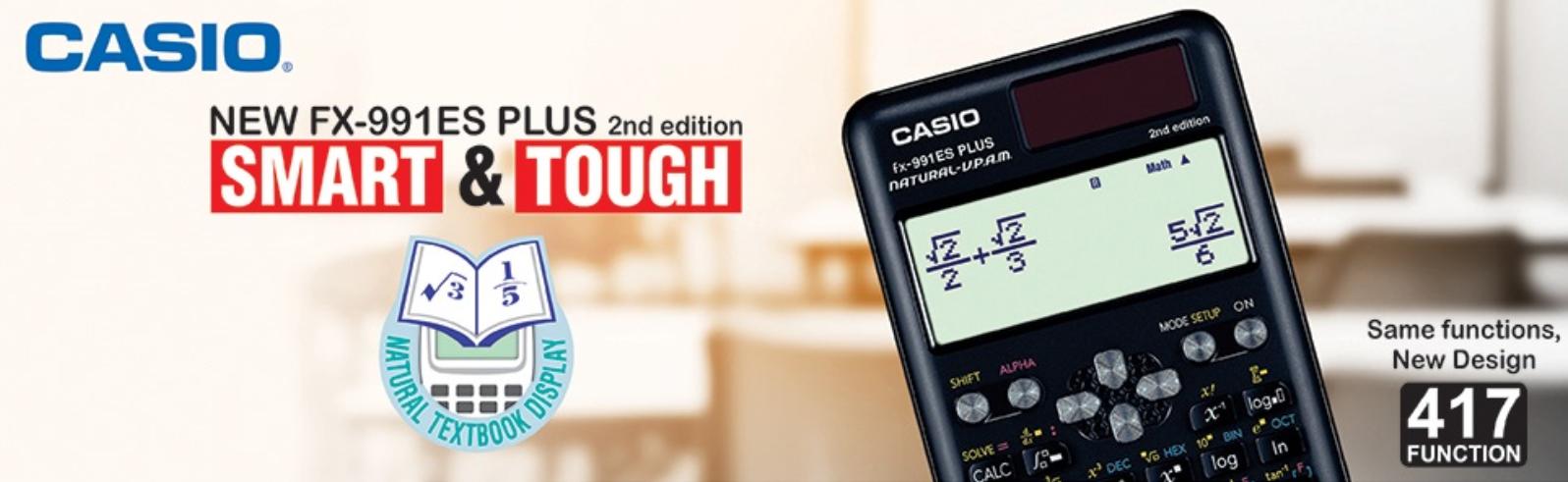 Scientific calculator casio fx991es plus 2nd edition