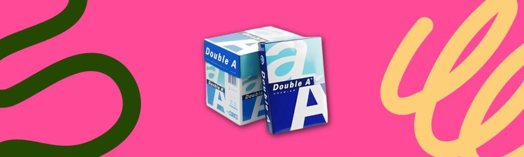 double a photocopy paper