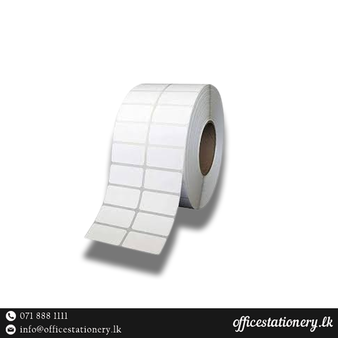 38-mm-x-25-mm-2-up-5000-sticker. Png Barcode label sticker roll 38mmx25mm 2up - image 1