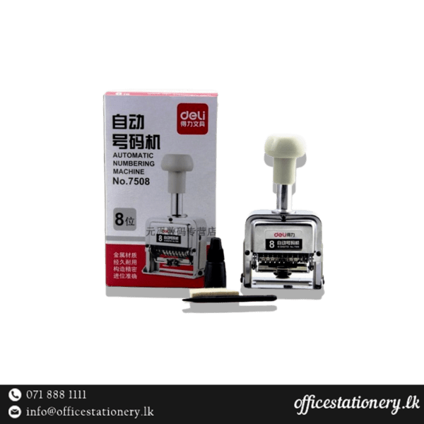 Automatic Numbering Machine 8 Digit