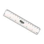 ATLAS IMPORTED CLEAR RULER 15CM/6IN