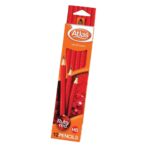 Atlas Imported Ruby Red Pencil HB