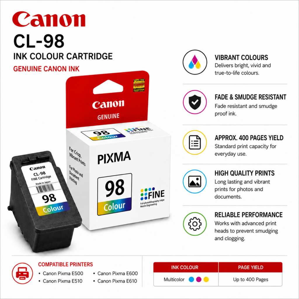 Canon CL-98 Ink Colour Cartridge