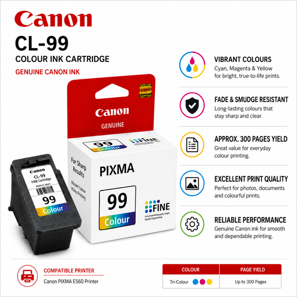 Canon CL-99 Ink Colour Cartridge