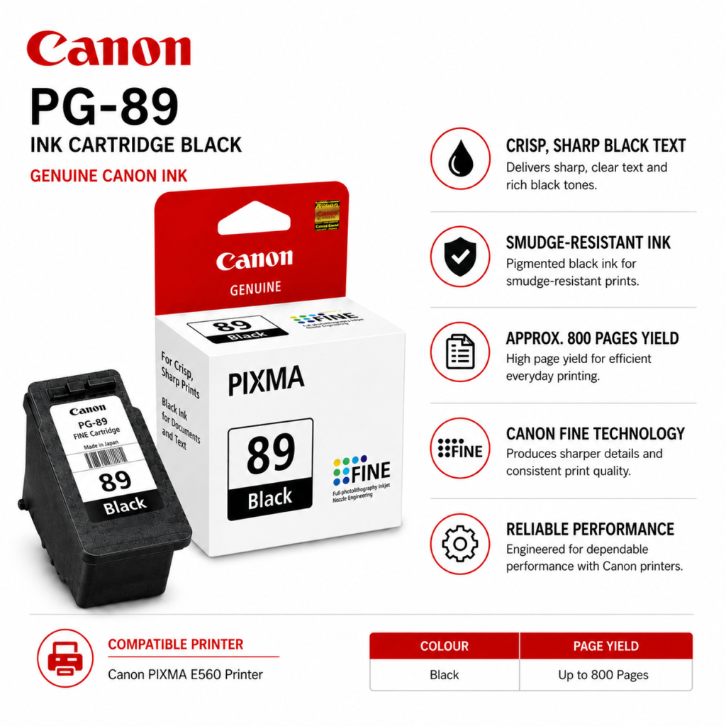 Canon PG-89 Ink Cartridge Black