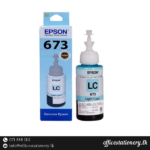 Epson 673 Light Cyan Ink Bottle