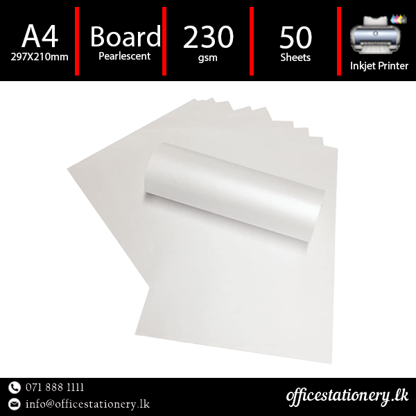 Photo-paper-recovered-copy. Png A4 pearlescent paper inkjet 50 sheet - image 1